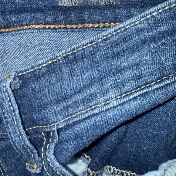 JUDY BLUE JEANS Distressed Denim Straight Leg Jeans SIZE 13 - Picture 4 of 4